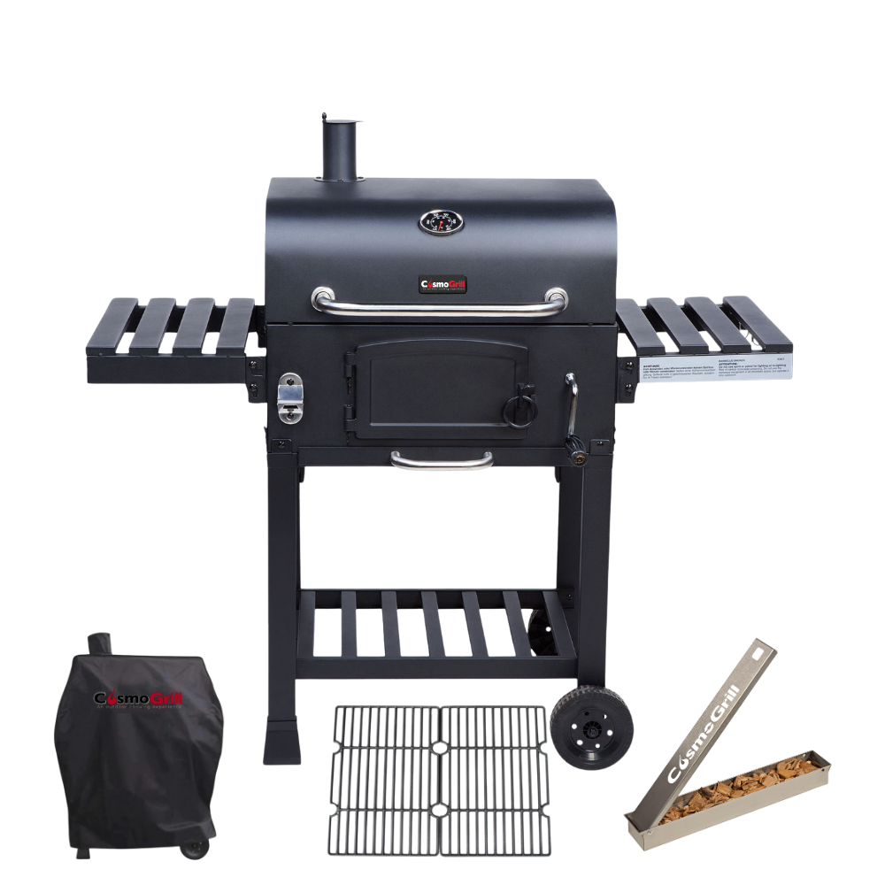 #Option_XL Smoker Charcoal BBQ Ultimate Bundle
