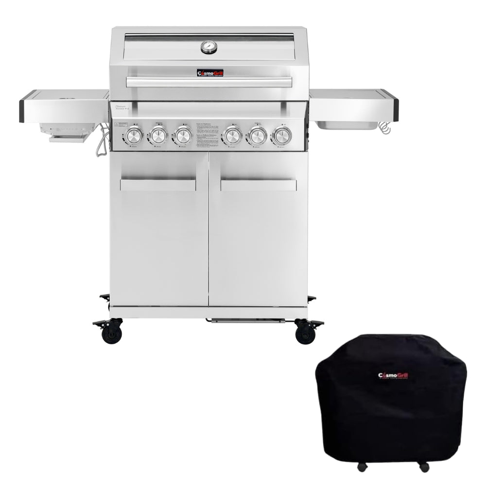 #Option_Yamara 4+2 Gas BBQ and Cover