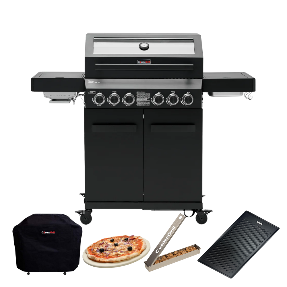 #Option_Yamara Dark 4+2 Gas BBQ Advanced Bundle
