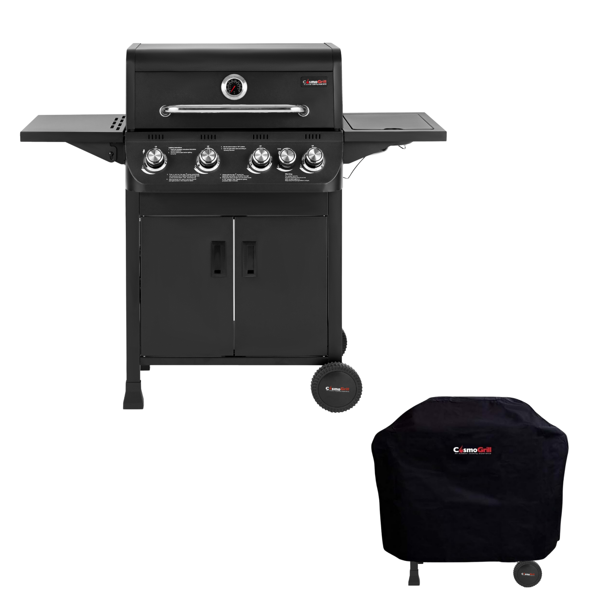 #Option_Emberr 4+1 Gas BBQ with Cover