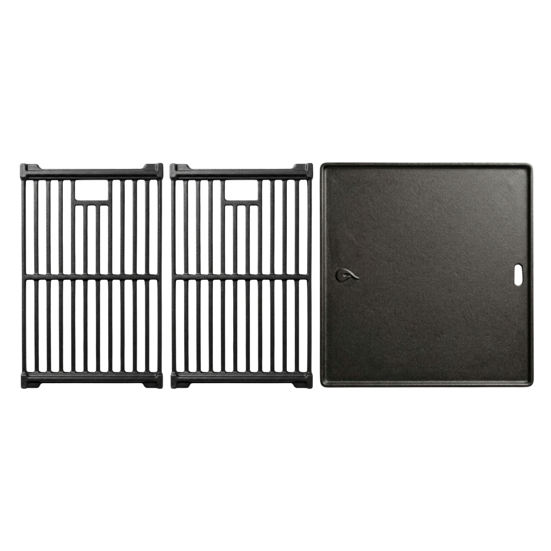 Cast Iron Reversible Griddle and Grill Grate Set for Original 6+1