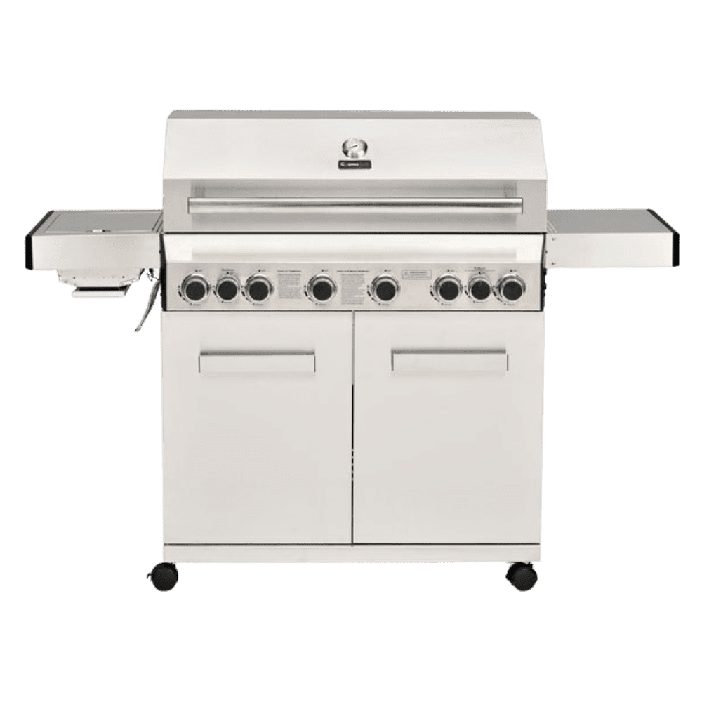 Platinum Stainless Steel 6+2 Gas Barbecue (Exclusive Bundle)