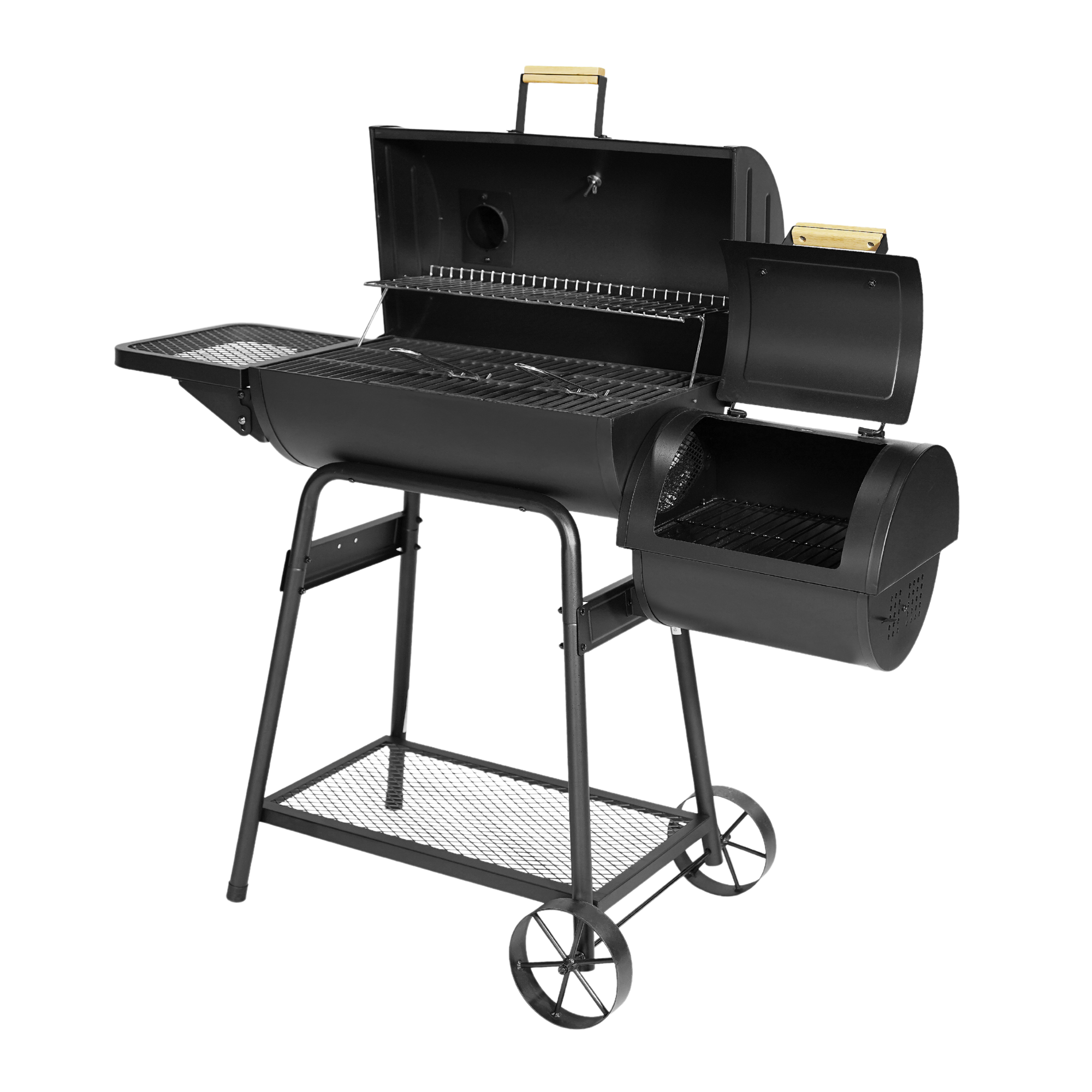 Cinder Offset Smoker Charcoal Barbecue