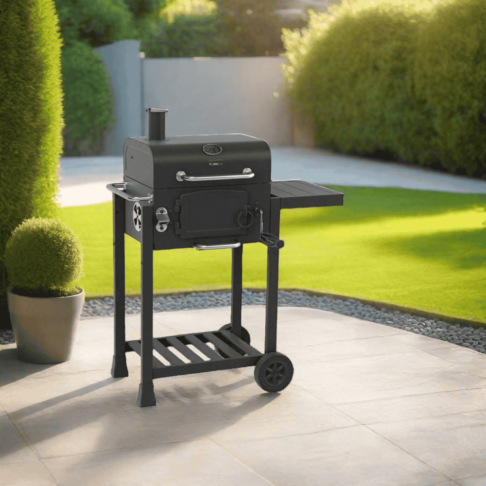 CosmoGrill Jr. Smoker Charcoal BBQ for Outdoor Garden Cooking