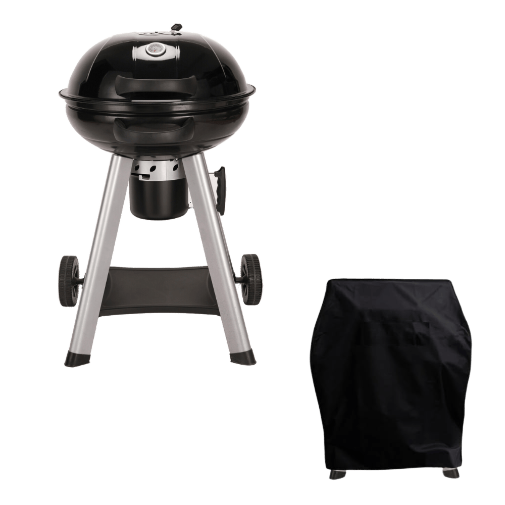 CosmoGrill Large Kettle Charcoal BBQ with Cover Waterproof for Outdoor Cooking