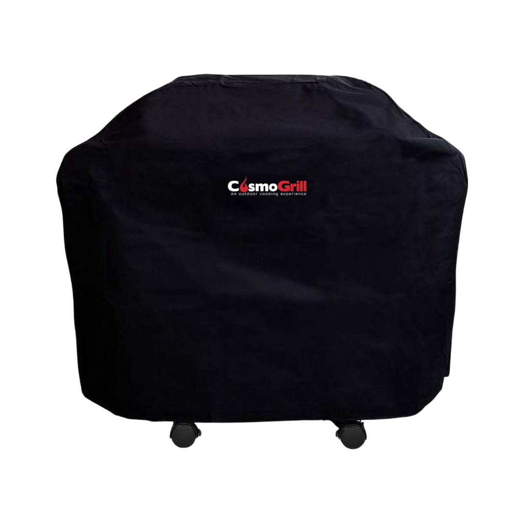 Front facing image of CosmoGrill Pro 4+1 gas barbecue cover